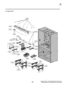 Case Part-2 parts for Lg Refrigerator GR-825FGPRM from AppliancePartsPros.com