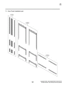 Door Panel Installation Part parts for Lg Refrigerator GR-825FGPRM from AppliancePartsPros.com
