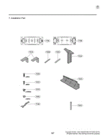 Installation Part parts for Lg Refrigerator GR-825FGPRM from AppliancePartsPros.com