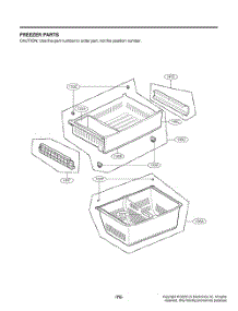 Freezer Parts parts for Lg Refrigerator GR-B238NSNM from AppliancePartsPros.com