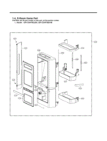 R-Room Home Part 2 parts for Lg Refrigerator GR-D34FBGJM from AppliancePartsPros.com