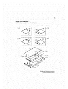 Refrigerator Parts parts for Lg Refrigerator GR-F298NKSH from AppliancePartsPros.com