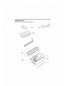 Freezer Parts parts for Lg Refrigerator GR-F29ANKSH from AppliancePartsPros.com