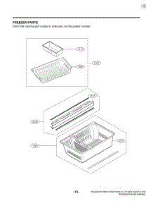 Freezer Parts parts for Lg Refrigerator GR-G27ANSNM from AppliancePartsPros.com