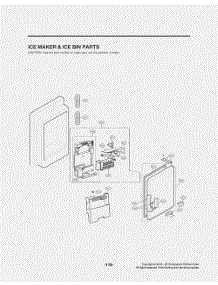 Ice Maker And Ice Bin Parts parts for Lg Refrigerator GR-J266DSJM from AppliancePartsPros.com
