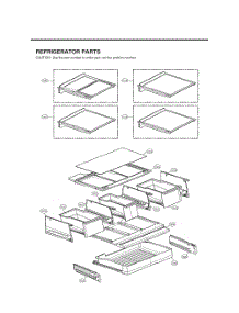 Refrigerator Parts parts for Lg Refrigerator GR-J266LSJM from AppliancePartsPros.com