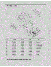 Freezer Parts parts for Lg Refrigerator GR-J298LKXM from AppliancePartsPros.com
