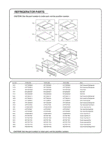 Refrigerator Parts parts for Lg Refrigerator GR-J298LSXM from AppliancePartsPros.com