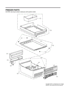 Freezer Parts parts for Lg Refrigerator GR-J308MMYM from AppliancePartsPros.com