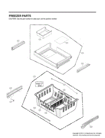 Freezer Parts parts for Lg Refrigerator GR-J30GMKYM from AppliancePartsPros.com