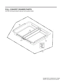 Full Convert Drawer Parts parts for Lg Refrigerator GR-J30GMKYM from AppliancePartsPros.com