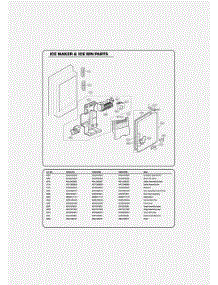 Ice Maker And Ice Bin Parts parts for Lg Refrigerator GR-J318LQTM from AppliancePartsPros.com
