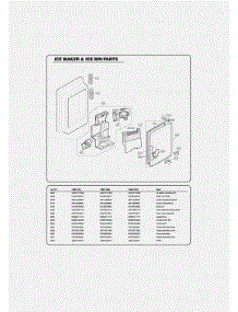 Ice Maker And Ice Bin Parts parts for Lg Refrigerator GR-J318LQTP from AppliancePartsPros.com