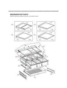 Refrigerator Parts parts for Lg Refrigerator GR-J318LSJM from AppliancePartsPros.com