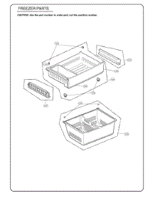 Freezer Parts parts for Lg Refrigerator GR-L228NKJM from AppliancePartsPros.com