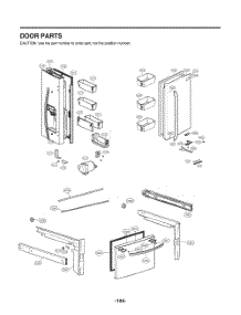 Door Parts parts for Lg Refrigerator GR-L228NKSM from AppliancePartsPros.com