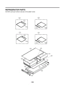 Refrigerator Parts parts for Lg Refrigerator GR-L228NKSM from AppliancePartsPros.com