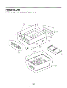 Freezer Parts parts for Lg Refrigerator GR-L228NKXH from AppliancePartsPros.com