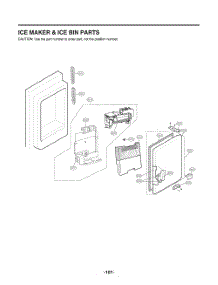 Ice Maker And Ice Bin Parts parts for Lg Refrigerator GR-L228NKXH from AppliancePartsPros.com