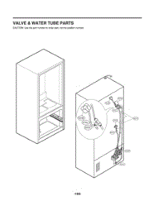 Valve And Water Tube Parts parts for Lg Refrigerator GR-L228NSSM from AppliancePartsPros.com