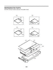 Refrigerator Parts parts for Lg Refrigerator GR-L228NSXH from AppliancePartsPros.com