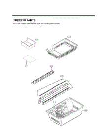 Freezer Parts parts for Lg Refrigerator GR-L22ANKYM from AppliancePartsPros.com