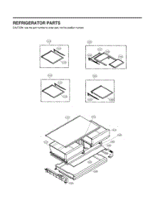 Refrigerator Parts parts for Lg Refrigerator GR-L22ANKYM from AppliancePartsPros.com