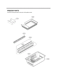 Freezer Parts parts for Lg Refrigerator GR-L22ANSXM from AppliancePartsPros.com