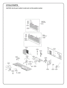 Cycle Parts parts for Lg Refrigerator GR-L248KKRM from AppliancePartsPros.com