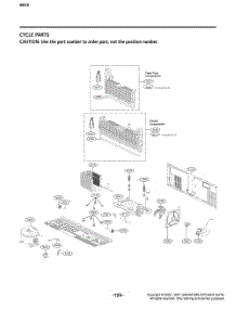 Cycle Parts parts for Lg Refrigerator GR-L248MKRM from AppliancePartsPros.com