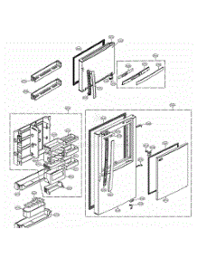 Main 3 parts for Lg Refrigerator GRS507GSM1 from AppliancePartsPros.com
