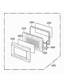 Door Parts parts for Lg Wall Oven GT4175SPB from AppliancePartsPros.com