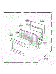 Door Parts parts for Lg Wall Oven GT4175SPQ from AppliancePartsPros.com