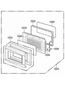 Door Parts parts for Lg Wall Oven GT4175SPS from AppliancePartsPros.com