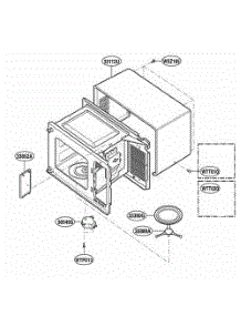 Oven Cavity Parts parts for Lg Wall Oven GT4175SPS from AppliancePartsPros.com