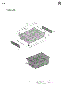 Freezer Parts parts for Lg Refrigerator GV-B218FSNB from AppliancePartsPros.com