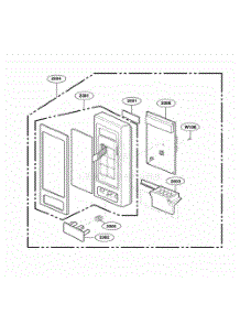 Control Panel Parts parts for Lg Wall Oven HMB402 from AppliancePartsPros.com
