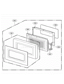 Door Parts parts for Lg Wall Oven HMB402 from AppliancePartsPros.com