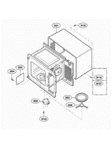 Oven Cavity Parts parts for Lg Wall Oven HMB402 from AppliancePartsPros.com