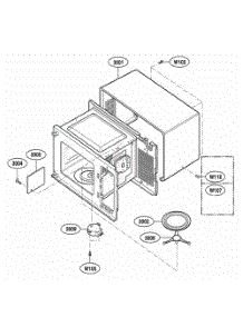 Oven Cavity Parts parts for Lg Wall Oven HMB405 from AppliancePartsPros.com