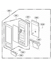 Control Panel Parts parts for Lg Wall Oven HMB406 from AppliancePartsPros.com
