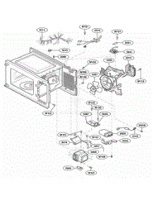 Interior Parts parts for Lg Wall Oven HMB406 from AppliancePartsPros.com