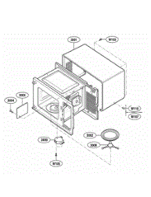 Oven Cavity Parts parts for Lg Wall Oven HMB406 from AppliancePartsPros.com