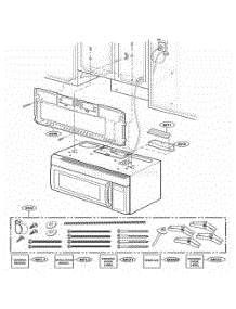 Installation Parts parts for Lg Range HMV9302 from AppliancePartsPros.com