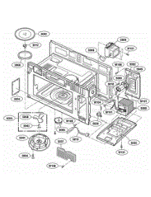 Interior Parts 1 parts for Lg Range HMV9302 from AppliancePartsPros.com