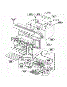 Oven Cavity Parts parts for Lg Range HMV9302 from AppliancePartsPros.com