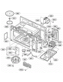 Interior Parts 1 parts for Lg Range HMV9303 from AppliancePartsPros.com