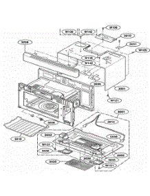 Oven Cavity Parts parts for Lg Range HMV9303 from AppliancePartsPros.com