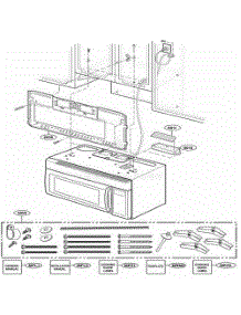 Installation Parts parts for Lg Range HMV9306 from AppliancePartsPros.com