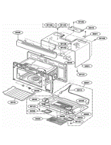 Oven Cavity Parts parts for Lg Range HMV9306 from AppliancePartsPros.com